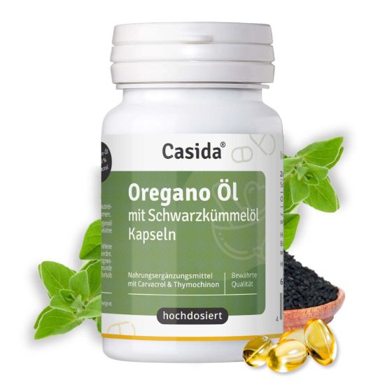 Picture of Oregano Öl mit Schwarzkümmelöl Kapseln - B2B
